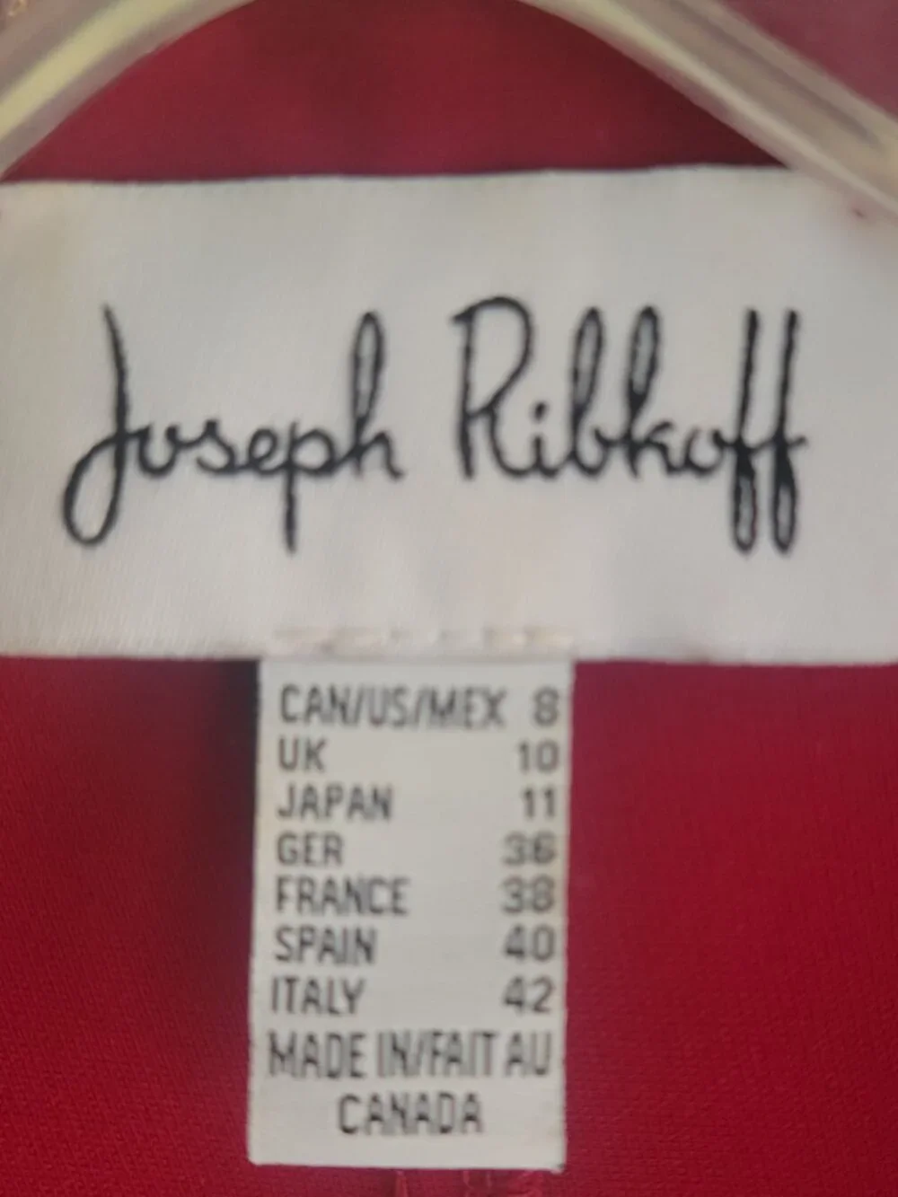 Joseph Ribkoff Blouse w Deep V-Neck and Classic Notched Collar Size 8